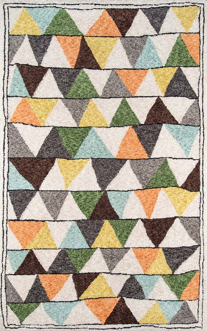 Color Splash Geometric Rug - 4 x 6