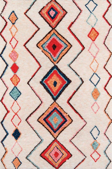 Triangle Trails Prism Rug - 2 x 8