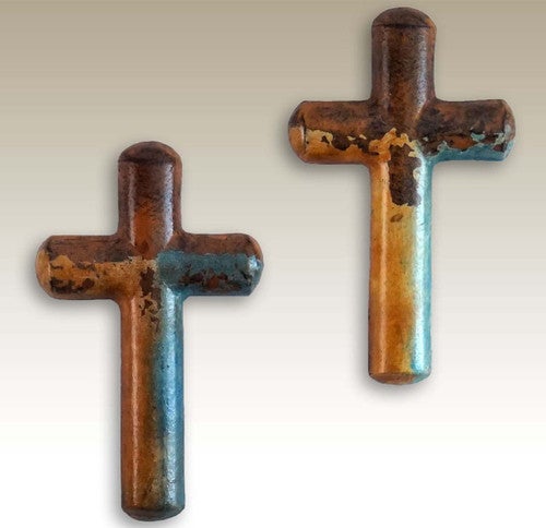 Earthy Elegance Clay Wall Cross