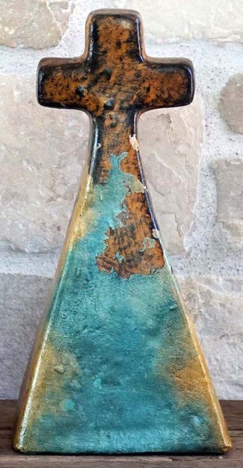 Turquoise Clay Cross - Large