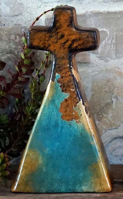 Turquoise Clay Cross - Small