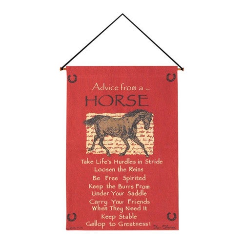 Horse Wisdom Wall Banner