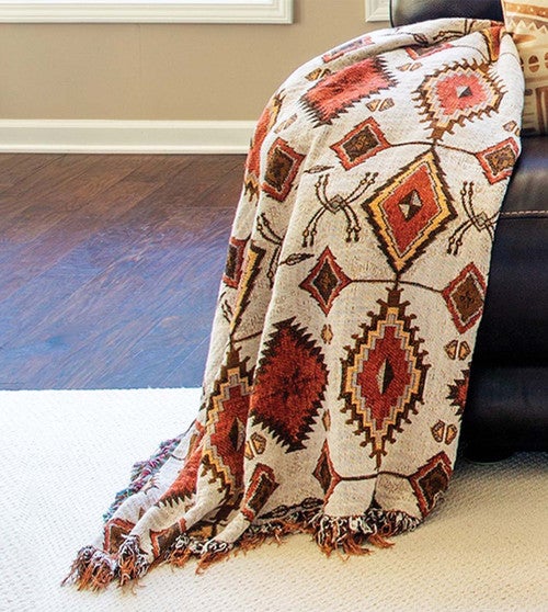 Cultural Heritage Tapestry Throw