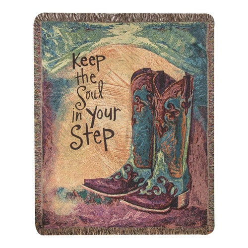 Soul Step Tapestry Throw