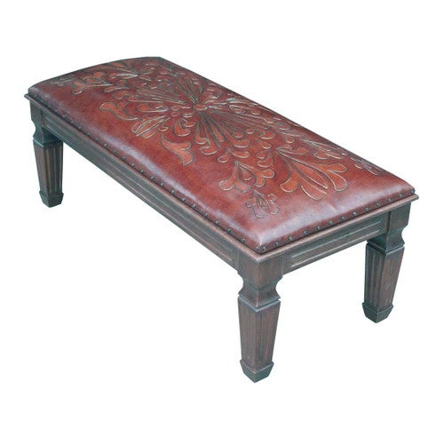Solano Bench - Antique Brown