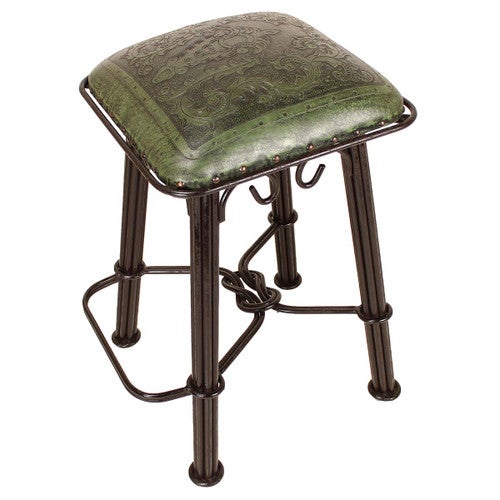 Coronado Iron Counter Stool - Colonial Sage Green