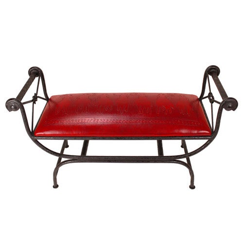 Coronado Double Vanity Bench - Posse Red