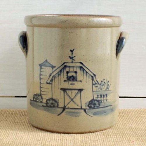 Farmyard Half-Gallon Crock