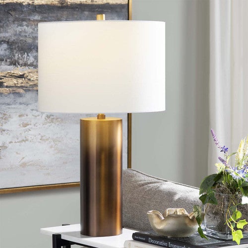 Golden Glow Ombre Table Lamps - Set of 2