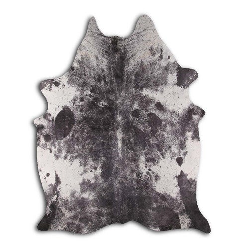 Printed Salt & Pepper Cowhide Rugs