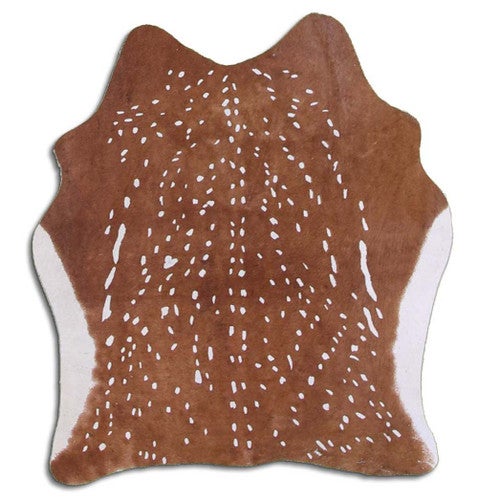 Whitetail Mini Cowhide Rug