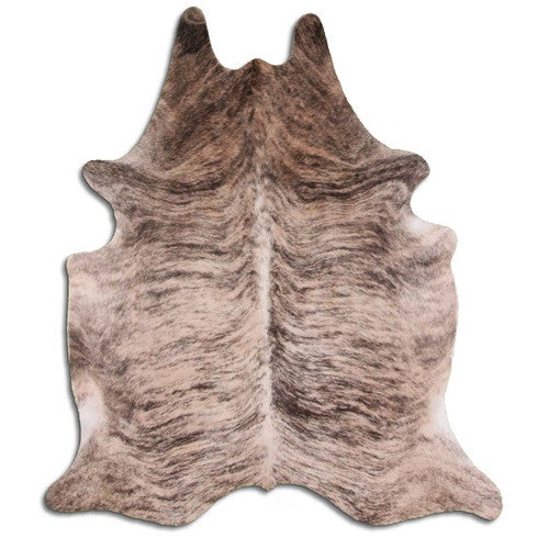 Sand Brindle Cowhide Rug - Medium