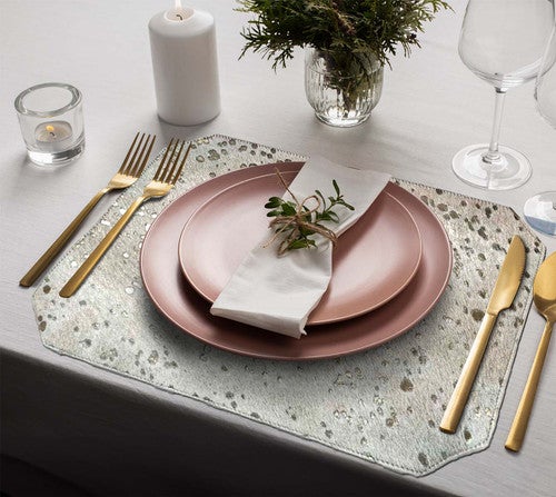 Golden Cowhide Placemat