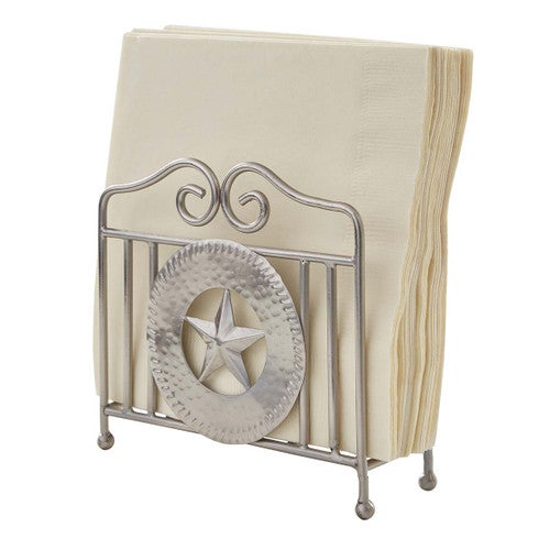 Hammered Star Napkin Holder