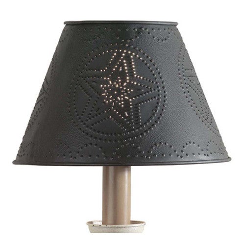 Black Star Metal Lampshade - 6 Inch