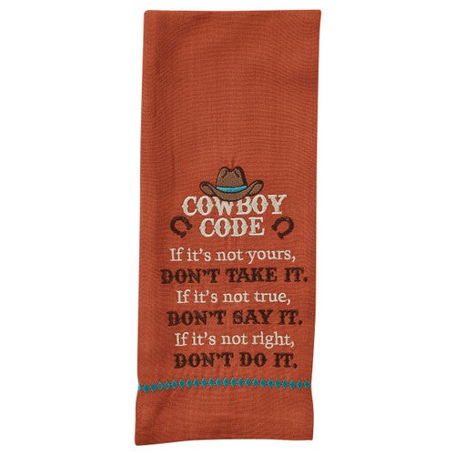 Western Code Dishtowels - Set of 4