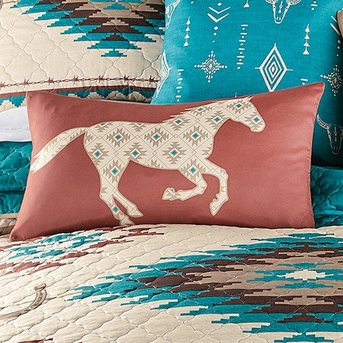 Diamond Horse Decorative Pillow