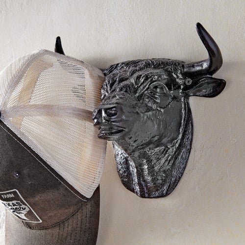 Cast Iron Bull Cap Hanger