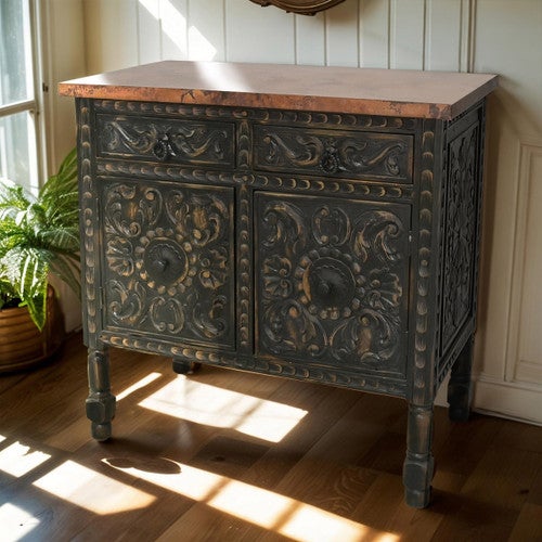 Scrolled Frontier Cabinet