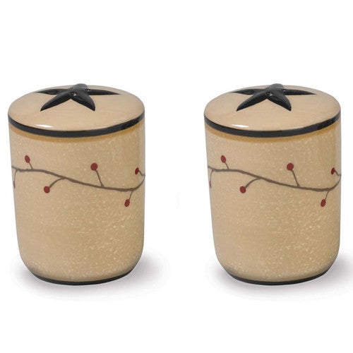 Country Living Stars Salt & Pepper Shaker Set