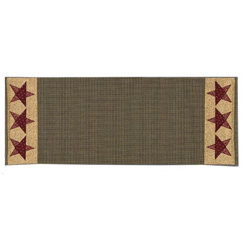 Ruby Stars Table Runner - 36 inch