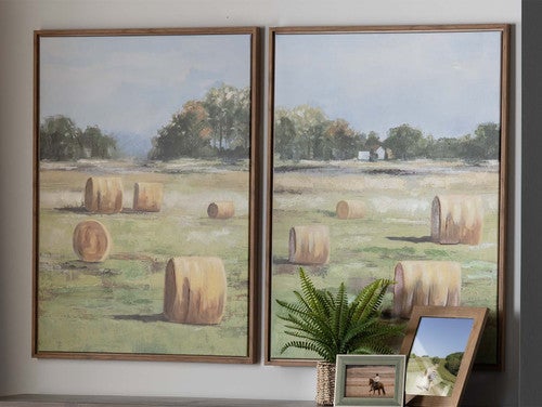 Farm Fields Wall Art - Set of 2