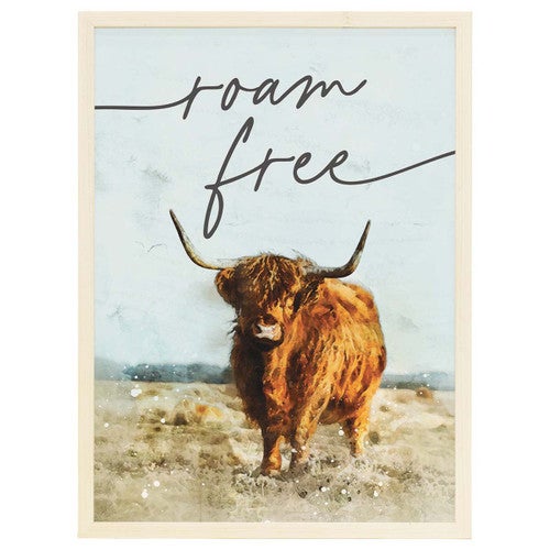 Longhorn Freedom Wall Art