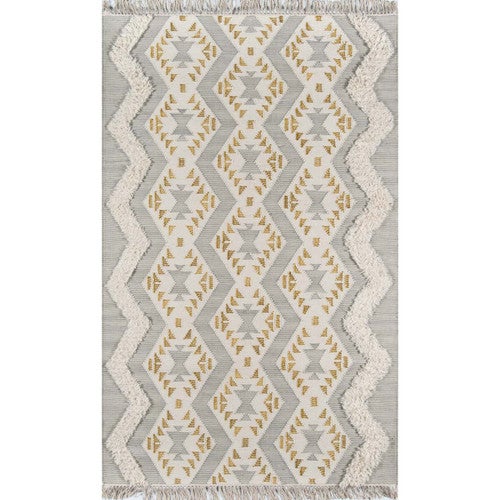 Nomad Boho Gray Rug - 8 x 10