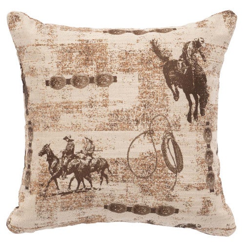Riding Rodeo Pillow