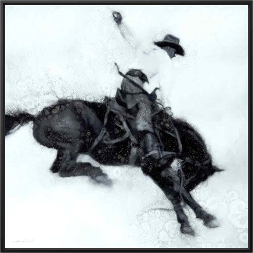 Going for Broke Square Canvas Print
