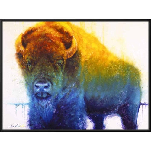Electric Buffalo Canvas Print