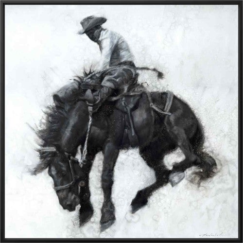 Let r' Buck Square Canvas Print