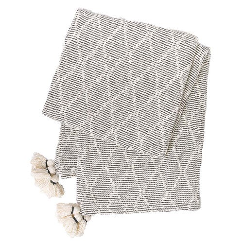 Gray Diamonds Throw
