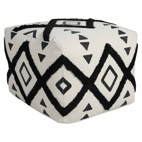 Black Trails Pouf