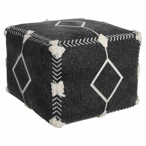 Midnight Ridge Pouf