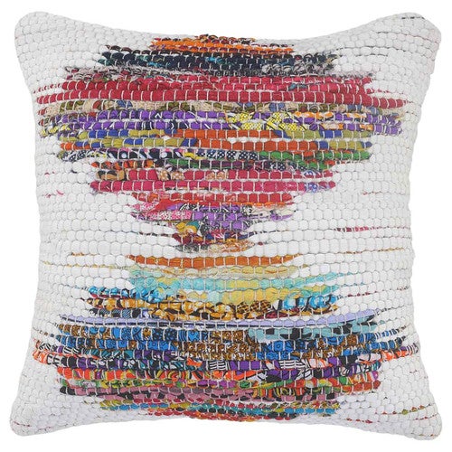 Rainbow Reflection Square Pillow