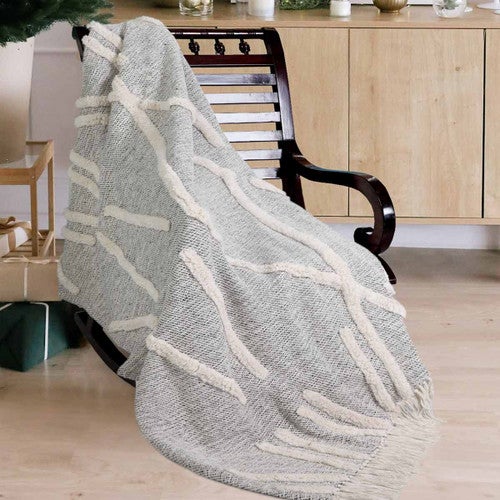 Charcoal Hills Throw