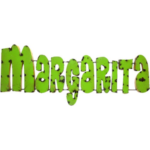 Margarita Handmade Metal Sign