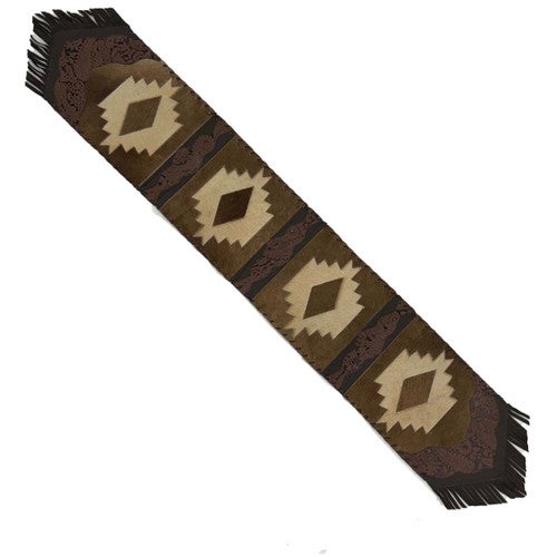 Southwestern Adventure Table Runner - Brown & Beige