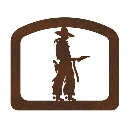 Western Gunfighter Letter Holder