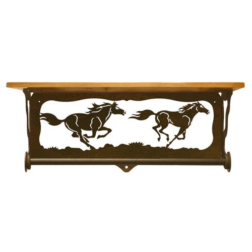 Majestic Stallions Bath Shelf