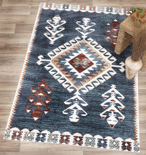 Tribal Skyline Rug - 8 Ft. Round