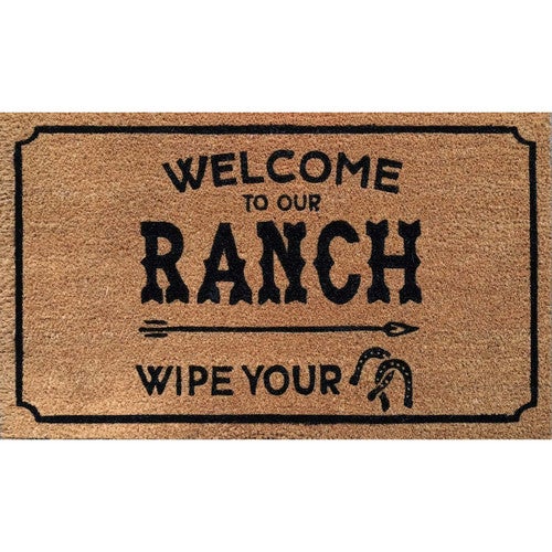 Ranch Welcome Coir Mat