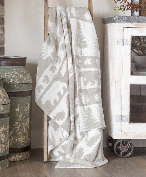 Misty Woodland Throw