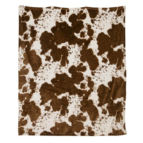 Cowhide Plush Blanket