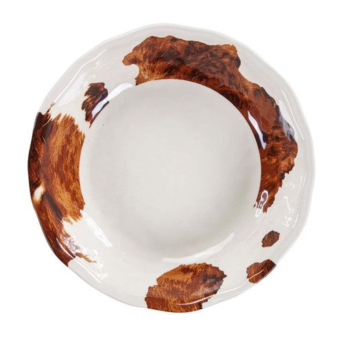 Butterscotch Spots Melamine Serving Bowl