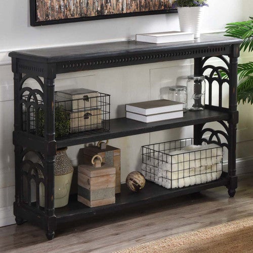 Saddleback Console Table