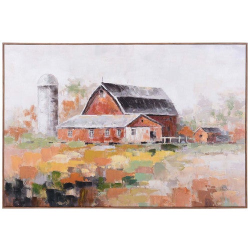 Barnyard Sunset Wall Art