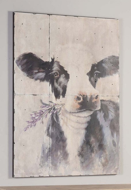 Whimsical Cow Wall Art