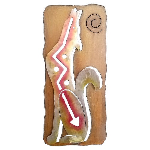 Coyote Howl Cutout Wall Art